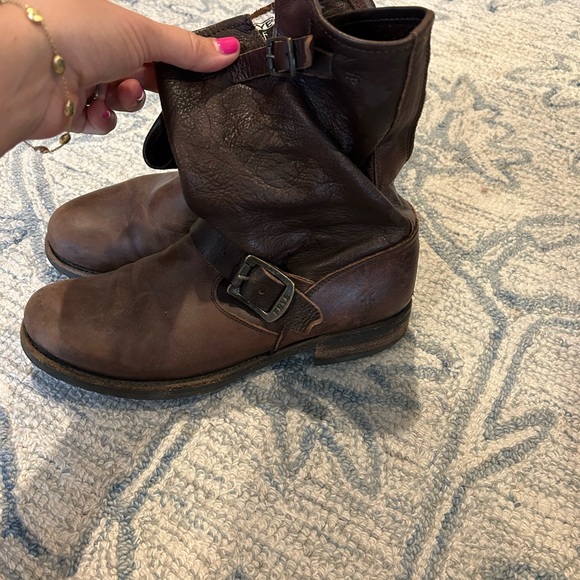 Frye Women’s Moto Boots (Brown) - Picture 5 of 5